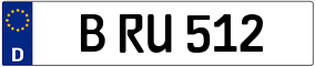 Truck License Plate